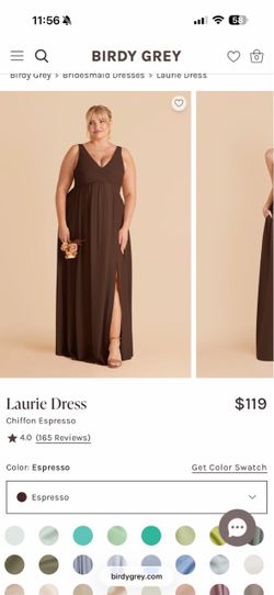 Bridesmaids dress- Brown (espresso)