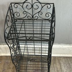 Small End Table With Shelves 
