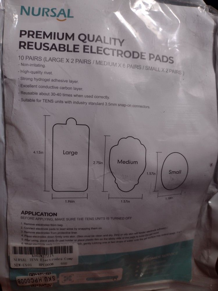 Brand New Electrode Pads For TENS Unit