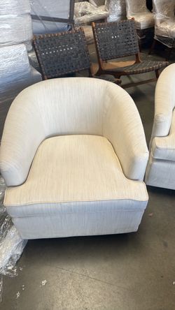 Swivel club chairs