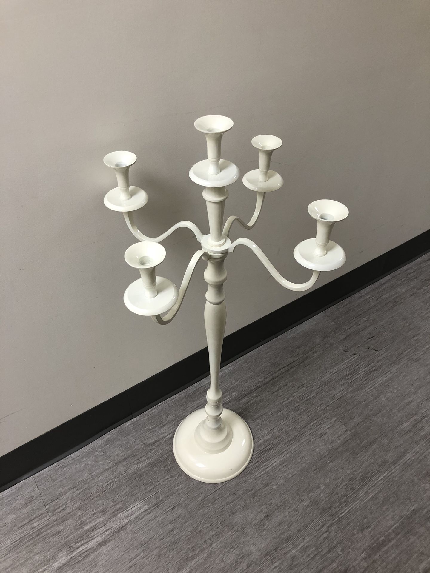 Beautiful Candelabra - 43 Inch Tall - Thick Aluminum