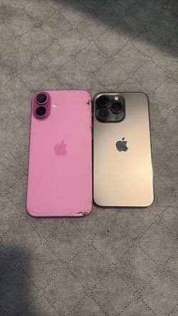 iPhone 16 plus and 13 pro