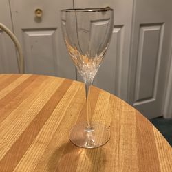 Lenox Firelight Platinum Wine Glass 7 7/8 Tall Set Of 6 Glasses 