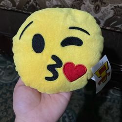 Kissing Face Emoji Plushie 