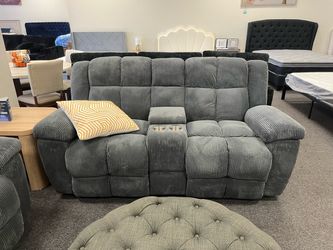 Loveseat and recliner
