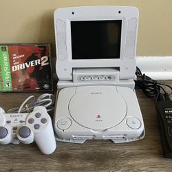 Sony PSOne with Intec LCD Screen
