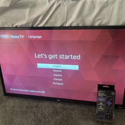 24” TCL Roku Tv