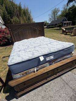 King Storage Bed Frame ONLY