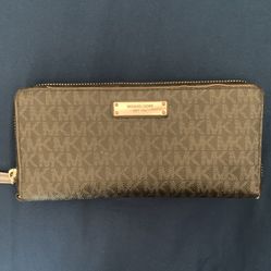 Michael Kors  black and grey long wallet