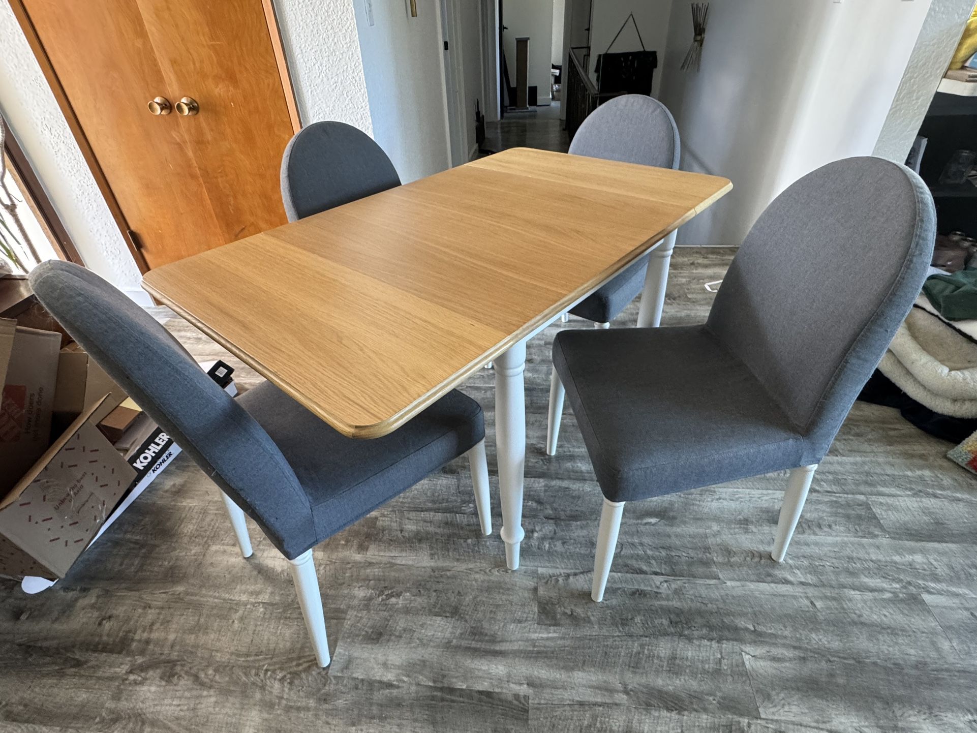 Ikea Drop-Leaf Table & 4 Chairs for Sale in Tacoma, WA - OfferUp