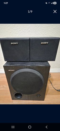 Sony SA-WM250, 100 Watt Subwoofer and Bookshelf Speakers. Works Perfectly. Must Pick Up In Horizon, OffersAccepted.