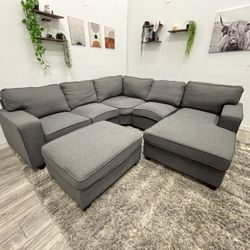 Gray Sectional Couch - Free Delivery 