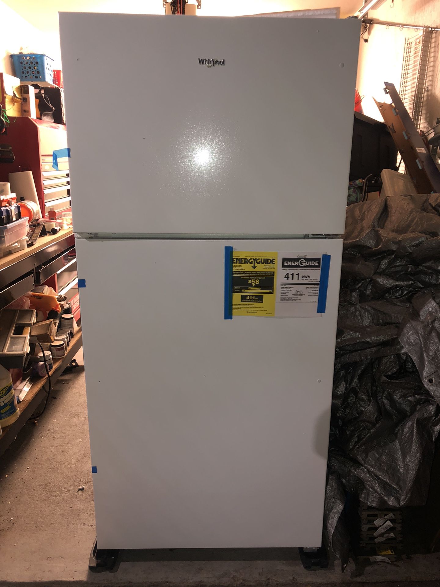 Brand New Whirlpool 18.2 Cubic Ft. Garage Ready Refrigerator