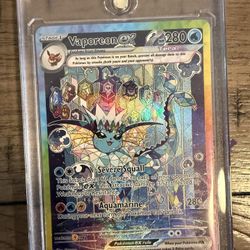 Vaporeon Ex SIR 149/131 prismatic Evolution Pokemon