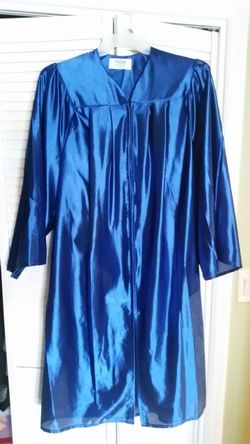 Blue Graduation Gown (Size 5'3" to 5'5")