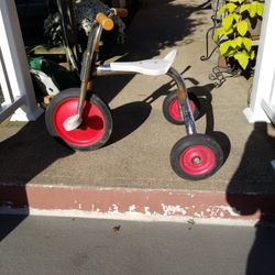 Vintage Silver Rider Tricycle 