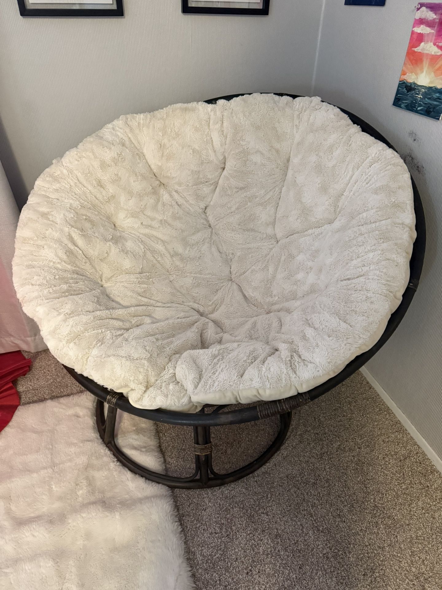 Papasan Chair And Cushion