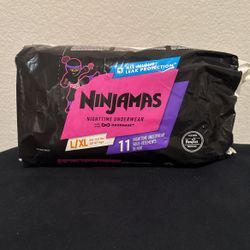 Ninjamas Nighttime Underwear L/XL