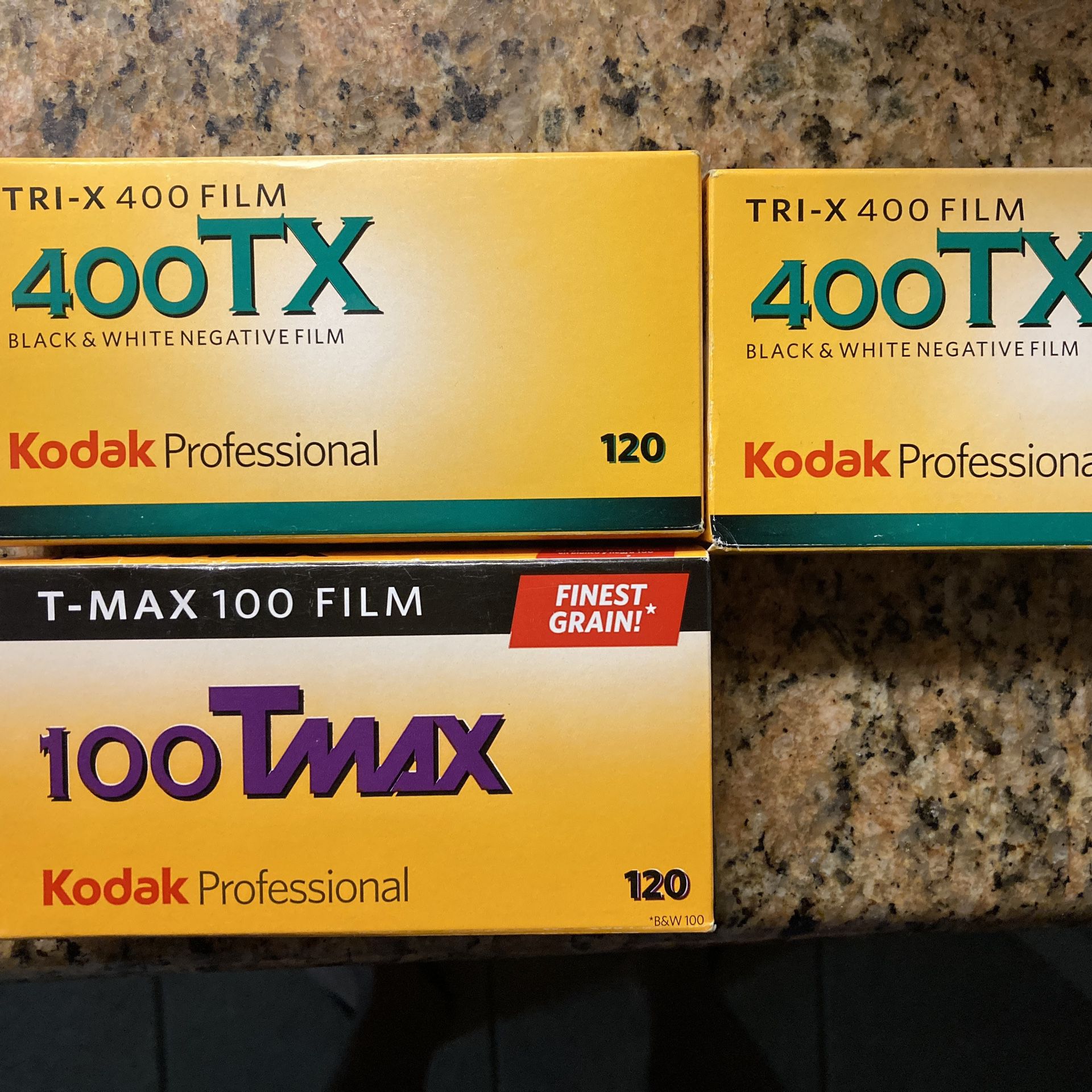 Kodak b&w film 120 format