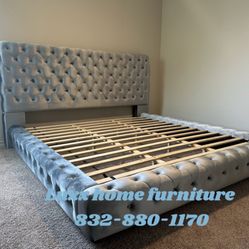 Brand New Bed Frame Queen And King Gray 