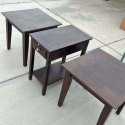 3 End Tables