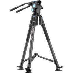Blackk Friday, Sirui SVS75 Rapid-System Carbon Fiber Tripod with SVH15 Fluid Head (75mm)