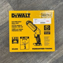 NEW Dewalt DCL050 LED 20V Light Pivoting Flashlight Work Area Light 