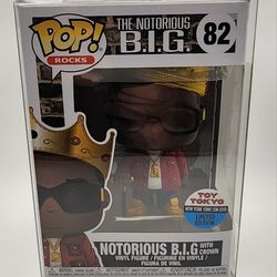 Funko POP Notorious BIG #82 Toy Tokyo NYCC Exclusive W/Protector 🔥 