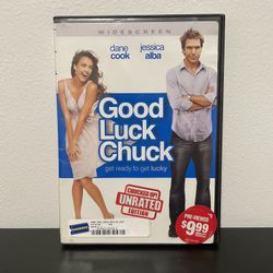 Good Luck Chuck DVD Movie Unrated Edition Dane Cook Jessica Alba WideScreen 2007
