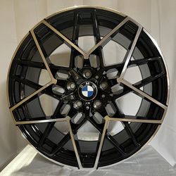 Set of 4 New 19" Staggered 5x120 Wheels M8 M3 M4 Style Rims fit BMW 3,4,5,M