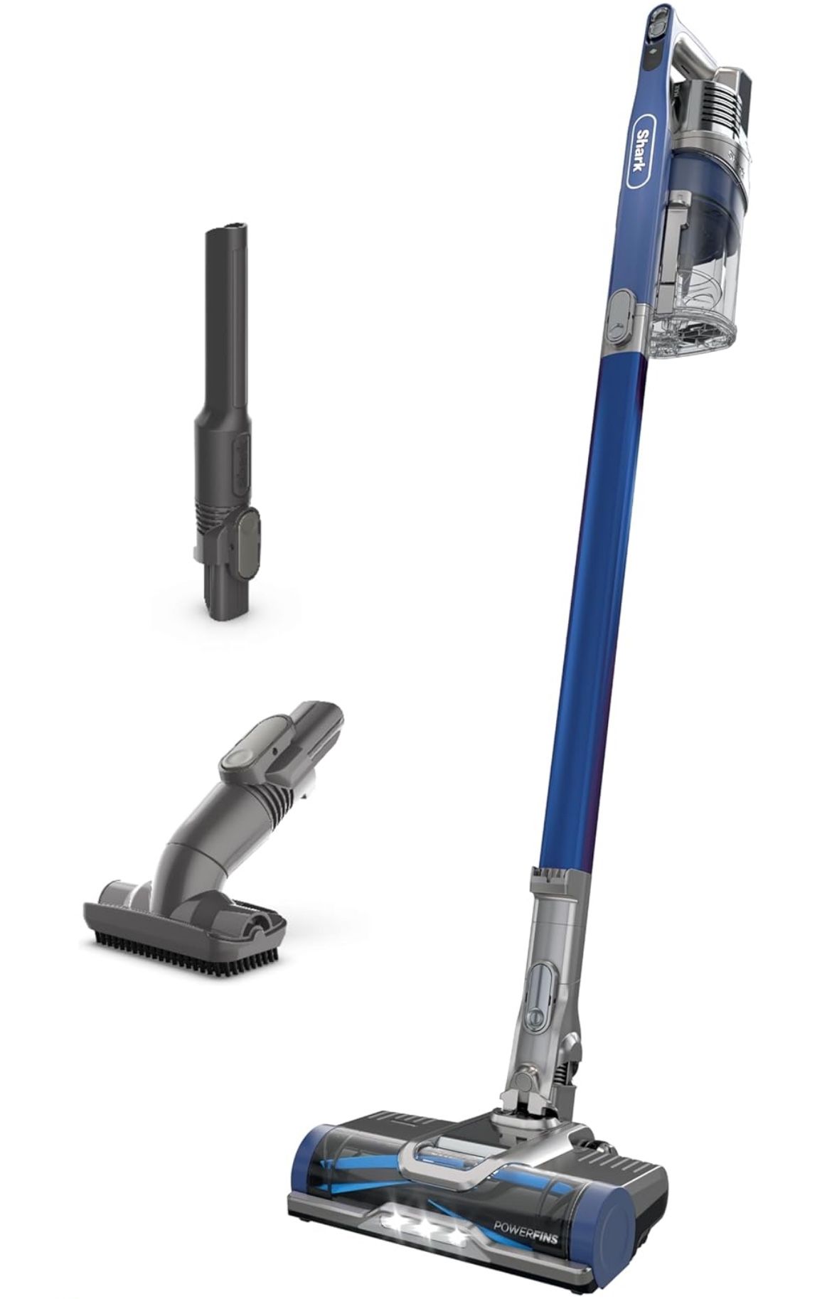 Shark Cordless Vacuum Cleaner with HEPA Filter, Lightweight, Portable, Rechargeable, Powerful Pet Hair Pickup, Removable Handheld, Crevice Tool@Z1-397
