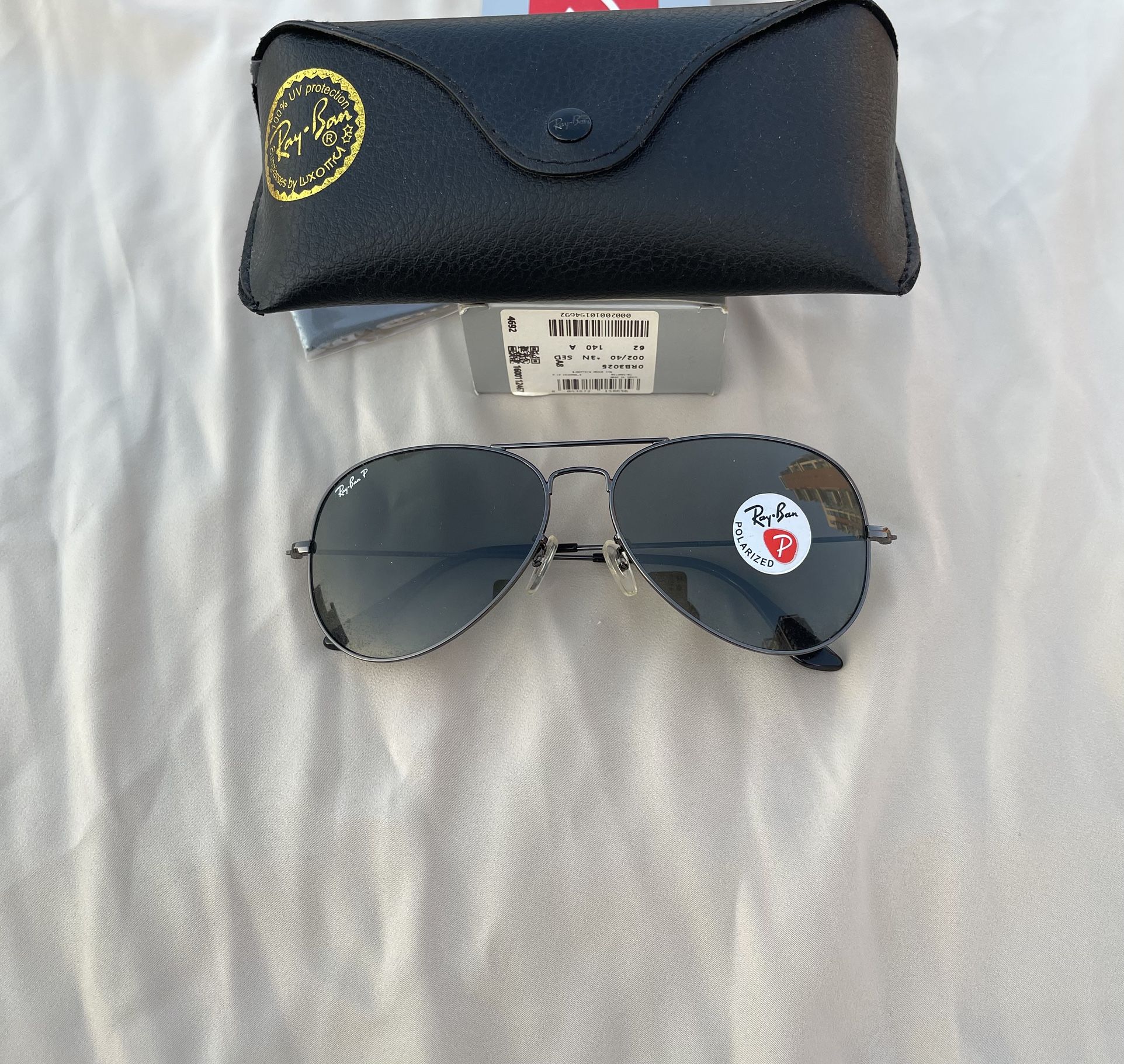 Polarized Lenses Aviator 3025 Sunglasses Black Rayban