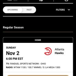 Cavs Tickets For The Game Tomorrow I Have Two 