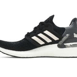 Women’s Adidas Ultraboost 20 Black Pink Tint Size 7.5 New 