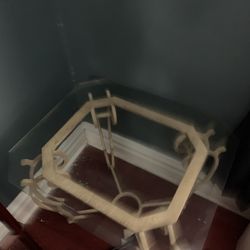 Glass Coffee Table And Two End Tables 