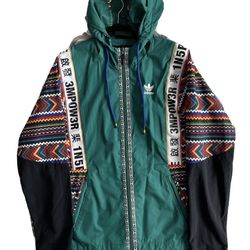 Adidas x Pharrell Williams Zip Up Windbreaker Sz. M 100 % Authentic