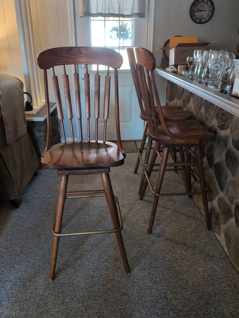 3 - 30 Inch Swivel Bar Stools 