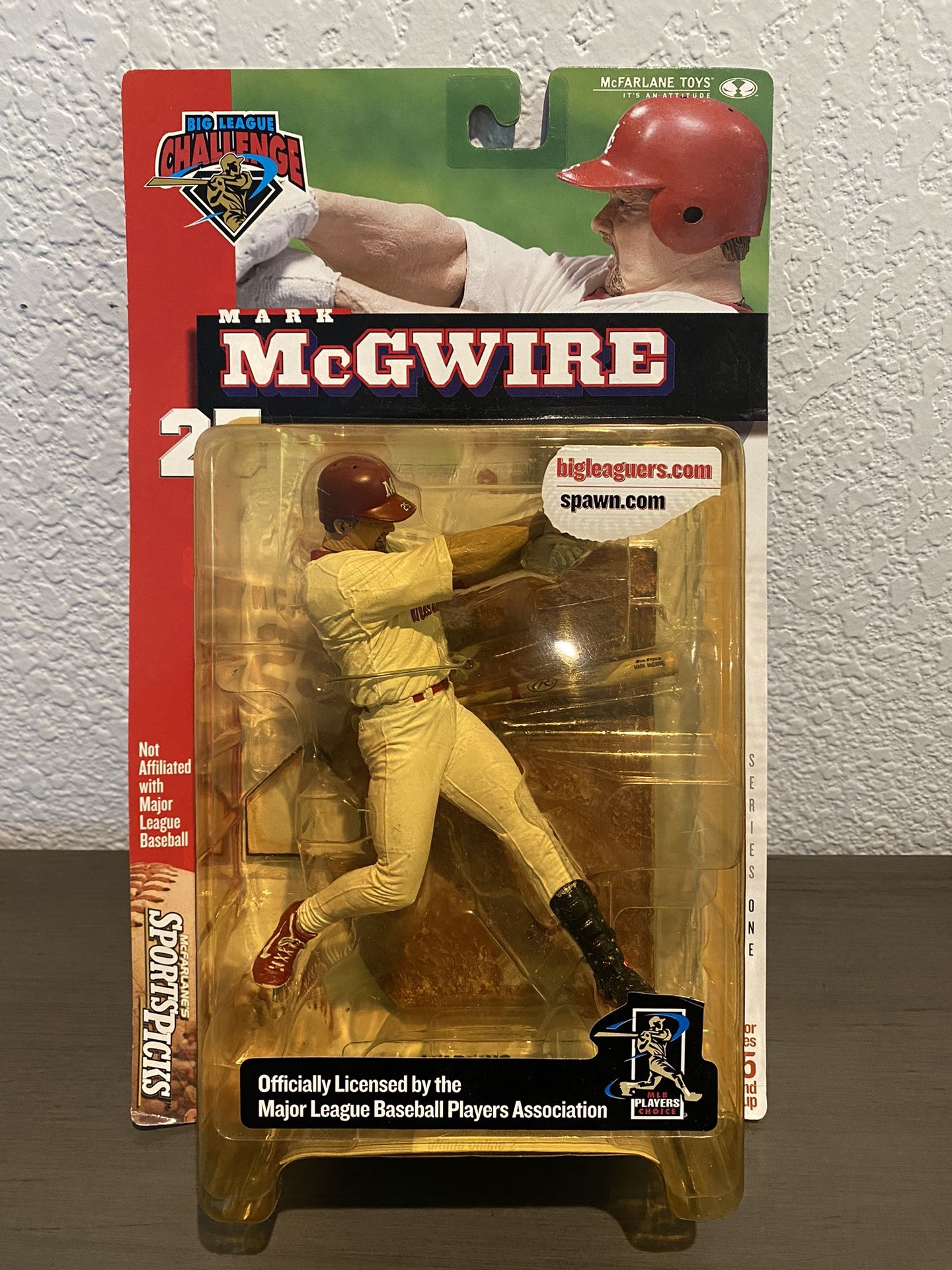 Mark McGuire Baseball Figurine / Vintage / Collectable / MLB / Collector Brand New, Never Opened! Yellowing On Plastic Due To Age Will Accept Best Off