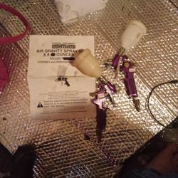 2 Small Paint Sprayers With Paint Funnel Filters.Buying All together