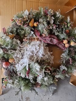 Santa Wreath