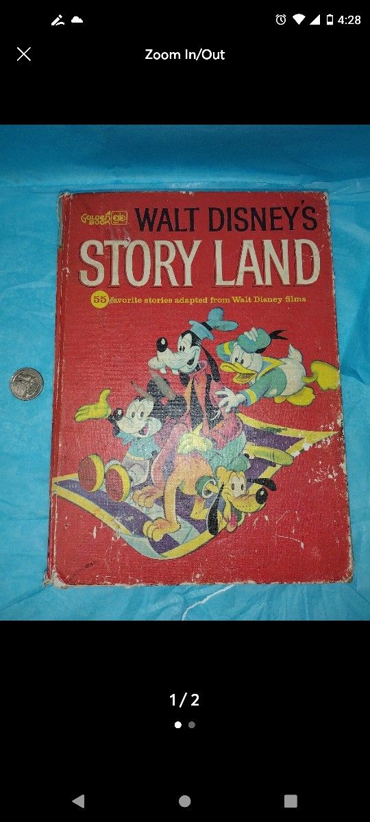 Vintage Vintage Walt Disney Story Land 55 Favorite adapted from Walt Disney film