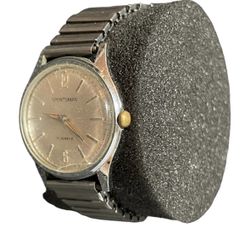 Unisex Wristwatch Vintage Sportsman Watch 17J Stainless Steel String Bracelet Watch Quartz Watch