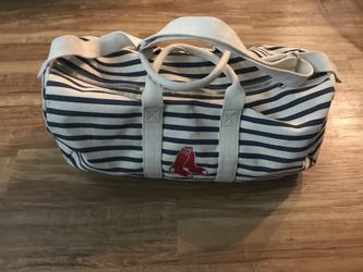 Custom Red Sox Baggu Canvas Duffle Bag