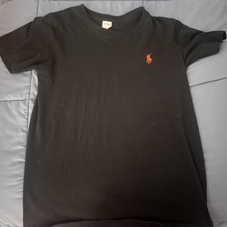 USED Men’s Small Polo Logo Black Shirt