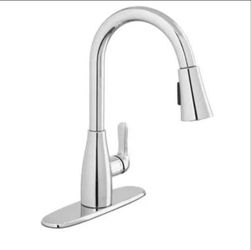 Glacier Bay McKenna Single-Handle Pull Down Sprayer Kitchen Faucet in Polished Chrome with TurboSpray and FastMount