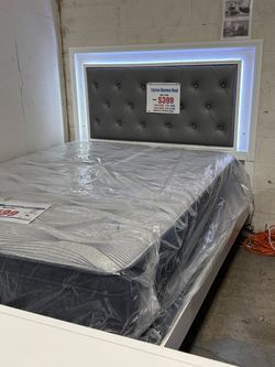 QUEEN BED FOR SALE (AVAILABLE IN KING*) !!NO CREDIT NEEDED !! TAKE IT HOME TODAY!! 🚛 SAME DAY DELIVERY AVAILABLE 🚚 Se Habla Español
