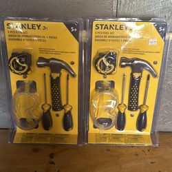 2 Stanley Jr Tool Sets 