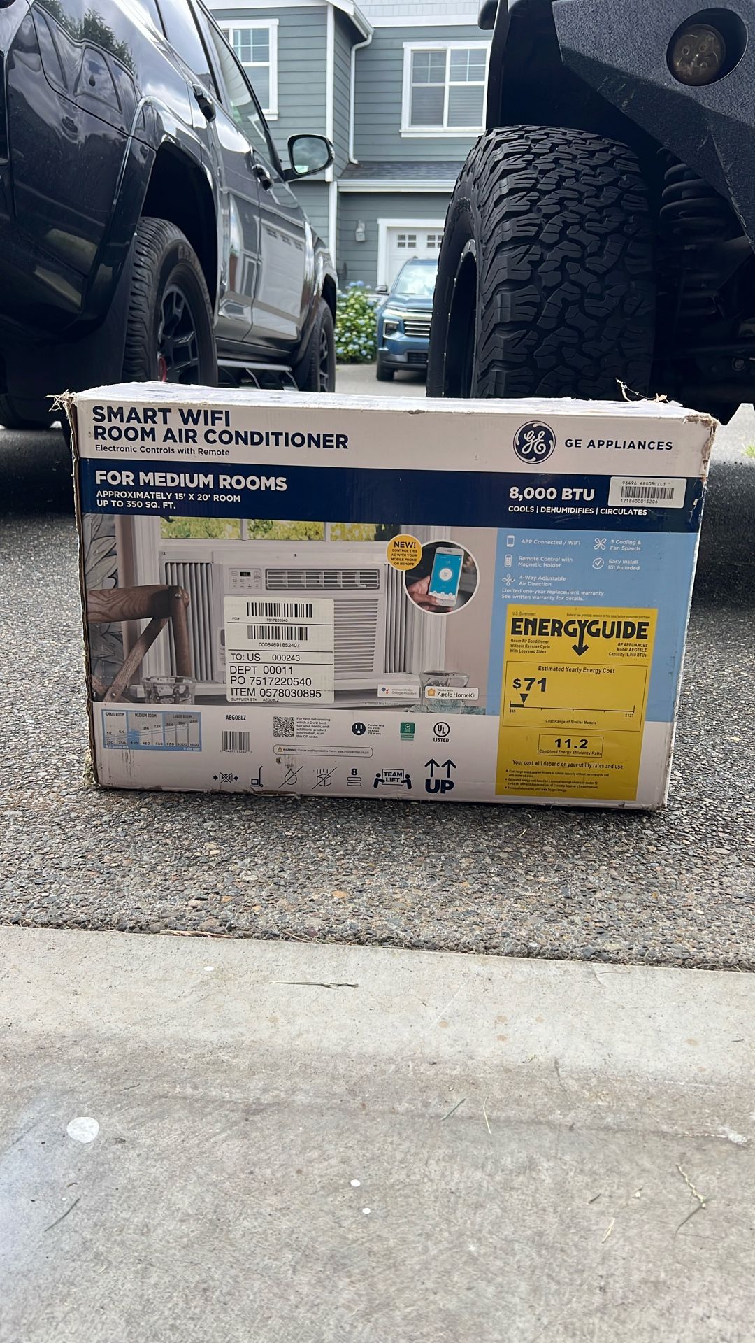 Medium Room Window WiFi Air Conditioner Unit