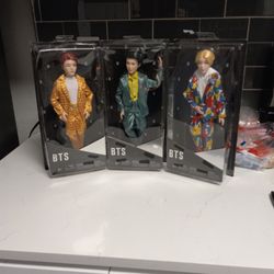 3 BTS Dolls 12 In New In Box