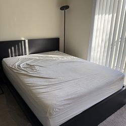 IKEA MALM Bed frame Queen + IKEA Hesstun Queen Matress